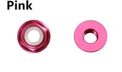 Multicolor Aluminum Hex Flange Lock Nut With Nylon Insert M2 M3 M4 M5 M6 M8