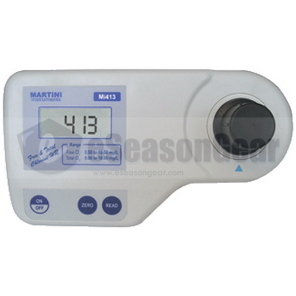 Milwaukee MI413 Free & Total Chlorine HR Meter, Meter ONLY, No Cells/Reagents