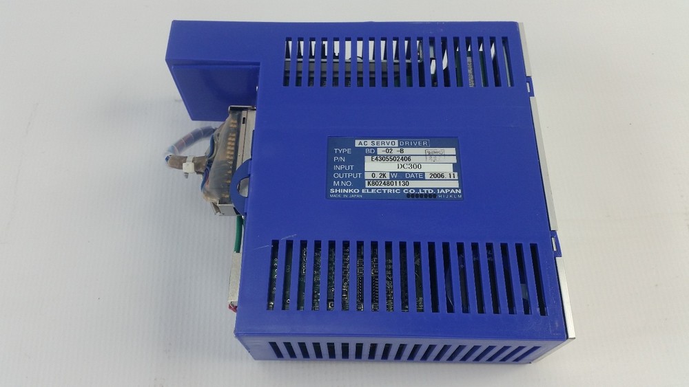 SHINKO BD-02-B PN E4305502406 AC SERVO DRIVE 0.2KW
