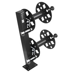 VEVOR Heavy Duty Double Welding Cable Reel Fits 150FT 1/0 & 125FT 2/0 Cable