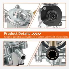 Fuel Valve Switch Petcock W/Lines + Fuel Filter For Honda VTX 1300 VTX1300 C/…