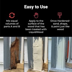 High Viscosity 2-Part WoodEpox – Eco-Friendly Adhesive for Wood Restoration
