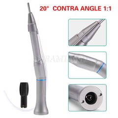 Dental 20 Degree Straight Head 1:1 Direct Drive Surgical Contra Angle BY