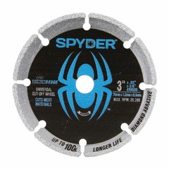 3-Inch Diamond Bite Cut-Off Wheel for Steel, Cast Iron, Rebar, Stone, Concrete