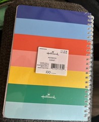 2 Pc Colorful Weekly Planner Calendar & Spiral Notes Notebook/Journal Set New