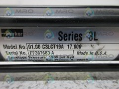 PARKER 01.00C3LCT19A17.000 SERIES 3L CYLINDER NSNP