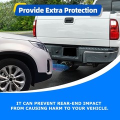 Tow Hitch Step Trailer for 2 Inch Receiver with Pin Lock & U-Bolts Stabilize