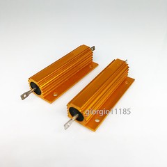 US Stock 2pcs 1K ohm 1K 100W Watt Aluminum Housed Metal Case Wirewound Resistors
