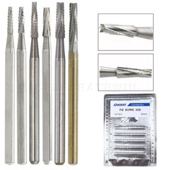 1-10 Dental Surgical Burs 25mm SL Round 4 6 2 557 701 702 Carbide Bur High Speed