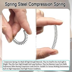 Compression Spring Steel 0.7mm Wire Dia 4mm ~ 14mm OD Small Pressure Springs