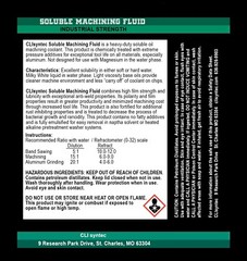 CLIsyntec Premium Soluble Machining Fluid – 128 FL. OZ. (1 Gallon) Non-Chlorine