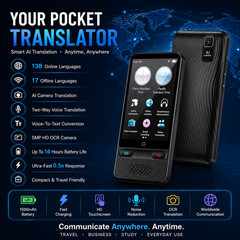 AI Language Translator Device 138 Languages Two-Way Real-Time Translation