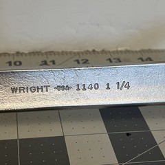 Wright Tools USA No. 1140 /1136 /1132 Combination Wrench 1-1/4″/1-1/8”/1” 12pt