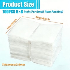 Foam Pouches Wrap Cushion Sheets 6 x 7.8 Inch for Packing, Storage or Shippin…