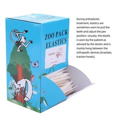 5Pcs Dental Ortho Elastics Rubber Bands Latex Braces 3.5oz 1/8 5000Pcs/Box
