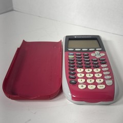 TI-84 Plus Silver Edition Pink Calculator with Cover Tested & Working