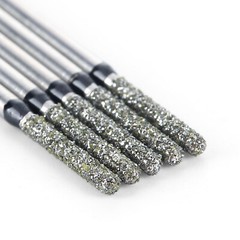 JMU Dental Diamond Burs Round End Cylinder FG(881-012/14/16M/SC) 5Pcs-50Pcs