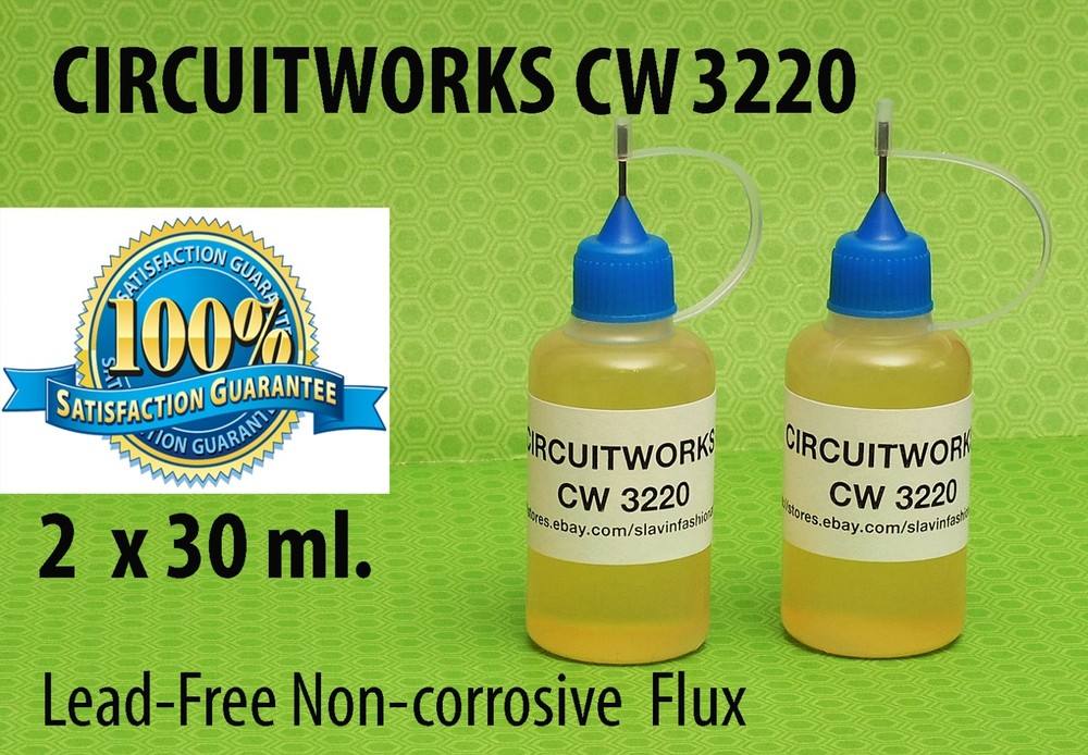 60 ml. / 2 Oz. CIRCUITWORKS CW3220 Lead-Free Non-corrosive Soldering FLUX