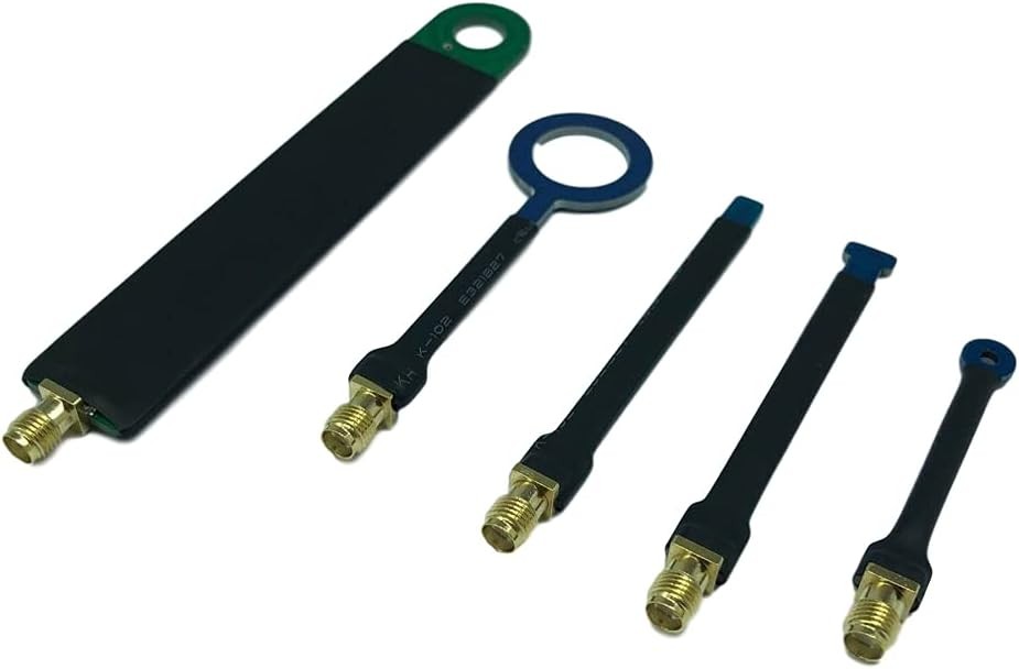 SaiDian 5Pcs/Set EMC EMI Near Field Probe 9KHz-3GHz SMA Female Black, Gold