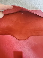Shinola Mini Ipad Journal Book Cover Rust Red Leather Made In USA