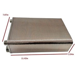 100 Plate Stainless Steel Heat Exchanger Brazed Plate Heat Exchanger