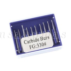 Dental Fissure Tungsten Steel Carbide Burs High Speed Handpiece FG 557/558