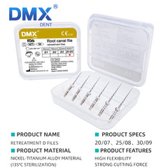 DMXDENT Dental Endo Retreatment Root Canal Engine NiTi Rotary Files D1-D3