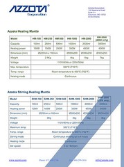 Azzota® Stirring Heating Mantle, 2000ml