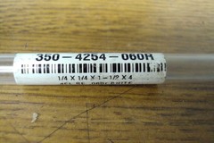 HTC TOOL P/N 350-4254-060R 1/4″ X 1/4″ 4 FLUTE SE .060r BRITE CARBIDE END MILL