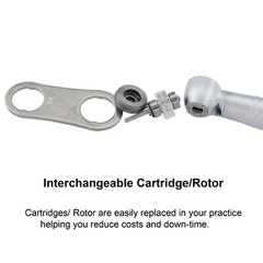 COXO Dental Fiber Optic Handpiece High Speed Turbine For Kavo NSK Sirona Coupler