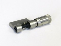 Mini Micrometer 10mm Small Micrometer Pocket Size Metric 0-10mm x 0.01mm