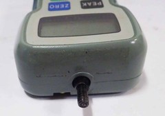 SHIMPO DIGITAL FORCE GAUGE FGE-100 100.0LB / 50.00 KG / 500.0 M