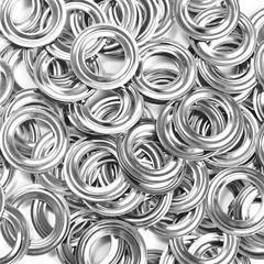 KING PIECES 500pcs Grommets 1/2 Inch (12mm) Washers and Grommets Kit for Grommet