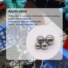 600pc Stainless Steel Bearing Balls 1mm-8mm 12 Size Metric Assortment Kit