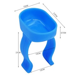 200pcs/bag Dental Endo Finger Ring Bowl Cup Prophy Dappen Dish Handy Mixing