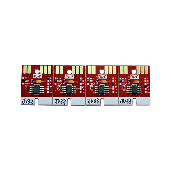 US Stock 4pcs Chip Permanent for Mimaki JV33 SS21 Cartridge – CMYK/set