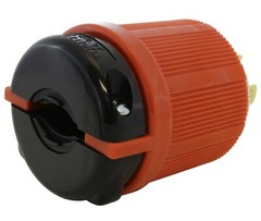30A 480V NEMA L16-30P 4-Prong Locking Male Plug Assembly by AC WORKS®