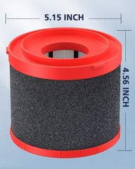 4 Pack 49-90-1900 Wet Dry Vacuum Filter Replacement 4 Pack, 1900 4+4