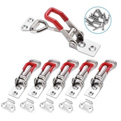 6 Pack Adjustable Toggle Latch Clamps Heavy Duty Quick Release with Screws