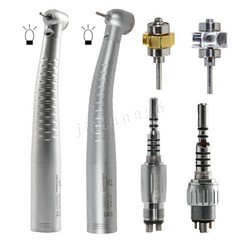 KAVO Style Dental Fiber Optic LED High Speed Handpiece / Quick Coupler 4/6 Holes