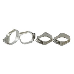 Dental Orthodontic First Molar Buccal Tube Bands Roth 0.022 Upper Lower #32-#44