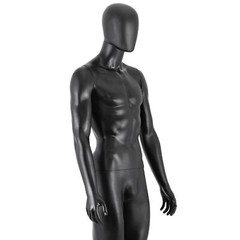 Male Mannequin Dress Form 73″ Adjustable Mannequin Full Body Stand w/Base Black