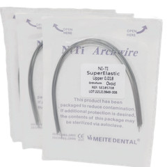 100Packs Dental Ortho Arch Wires Super Elastic Niti Round 012~020 Upper&Lower