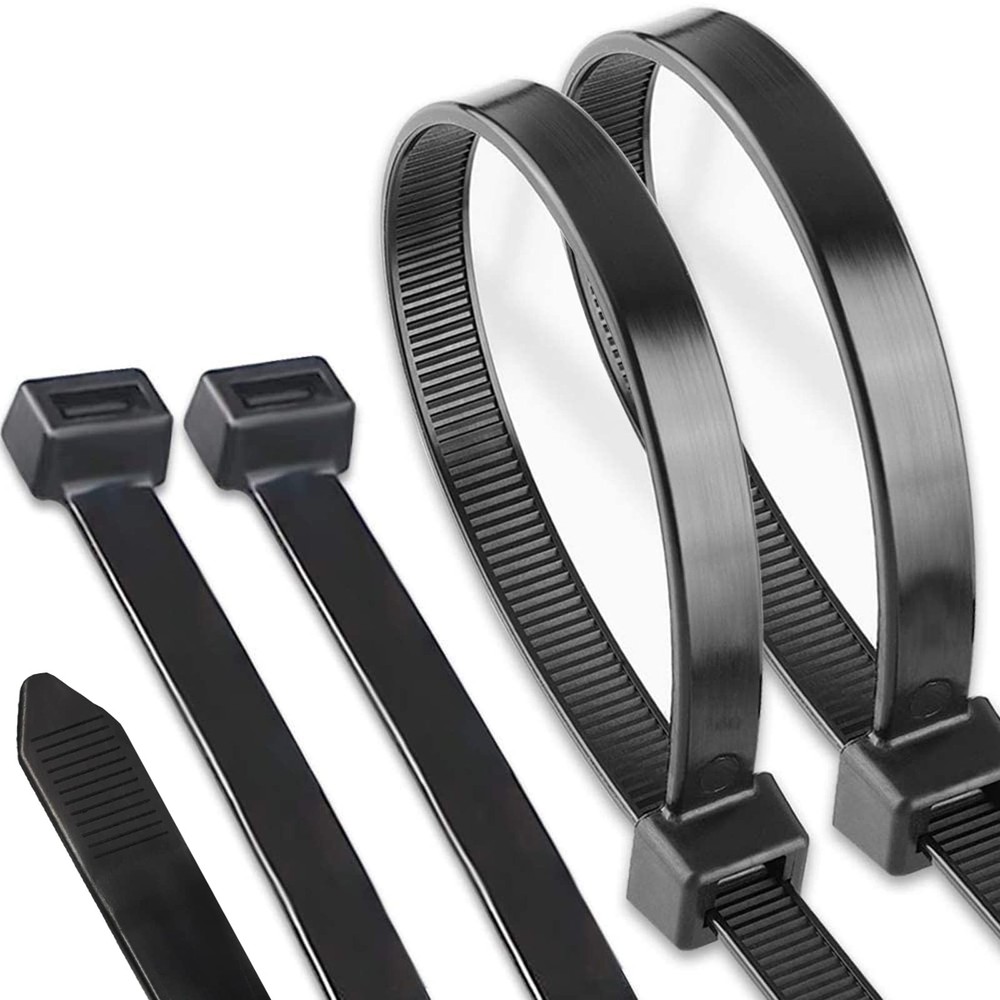 18 Inch Black Zip Ties Heavy Duty 50 PACK, 250 LBS Ultra Exclusive Strong Plasti