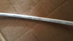 Commscope Uniprise 2227V RG6 Quad Shield 3GHz Plenum Coaxial Cable White /50ft