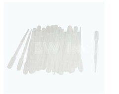 200 pc – 3ml Durable Dropper Transfer Graduated Pipettes Disposable Plastic 100