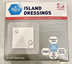 Medpride Island Dressing NON-WOVEN Sterile 6×6 (25 Per box) Exp 08/2029