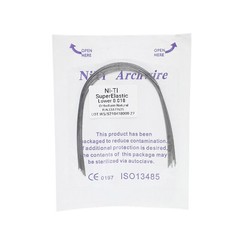 0.99$ Dental Orthodontic Super Elastic Niti Round Natural Form Arch Wire