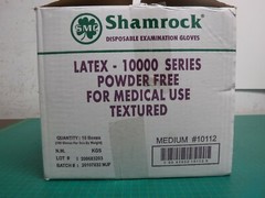 Shamrock Latex Disposable Examination Gloves – 1 Case of 1000 Gloves (MEDIUM)