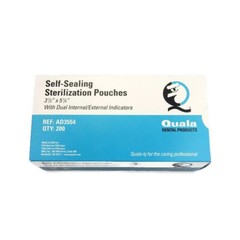 Quala AD3554 Self-Sealing Sterilization Pouches 3.5″ X 5.25″ 200/Pk